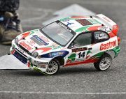 2017 - Stejně tak Káťa s Kájou sedlají své loňské speciály TOYOTA COROLLA WRC. Káťa v akci :-)