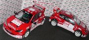 2010 - oba týmové závodní speciály Peugeot 2O6 WRC